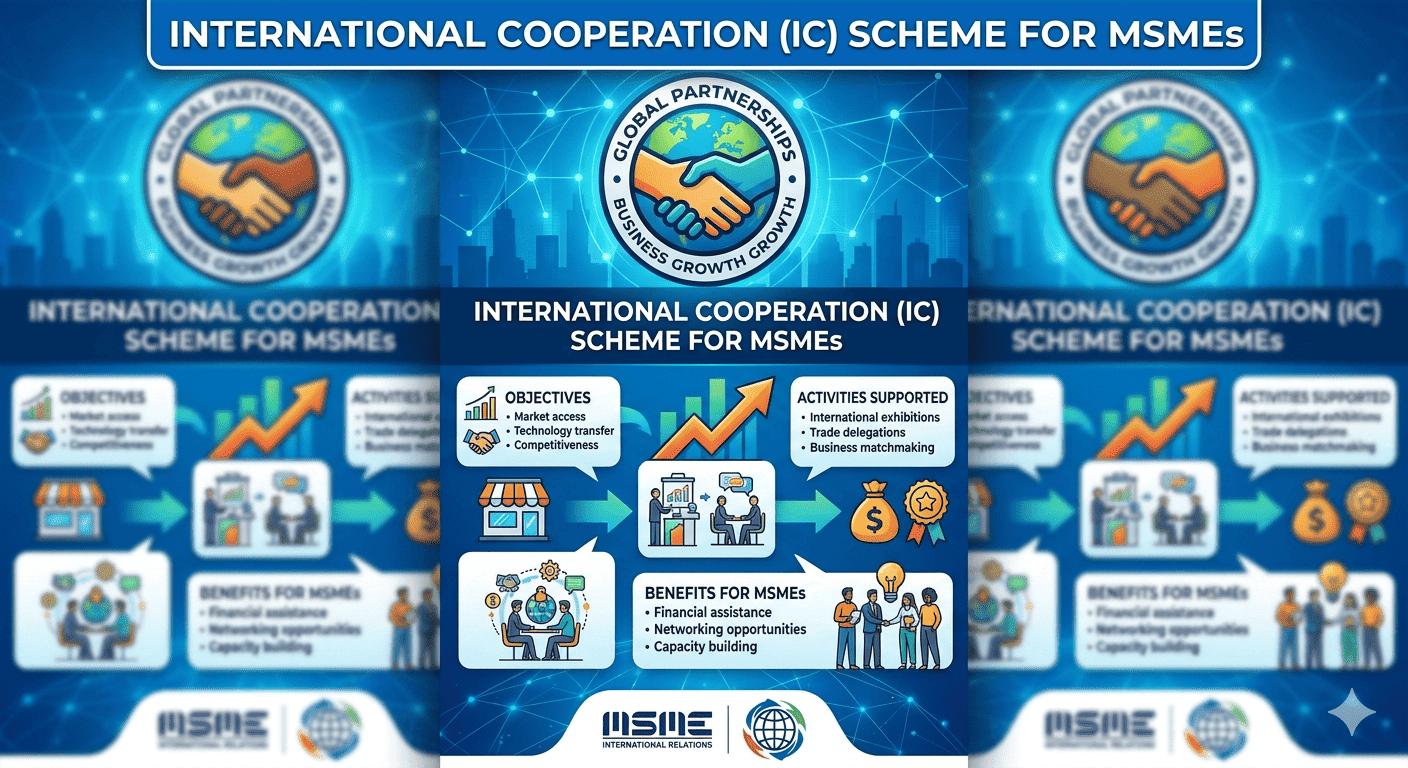 International Cooperation IC Scheme for MSMEs