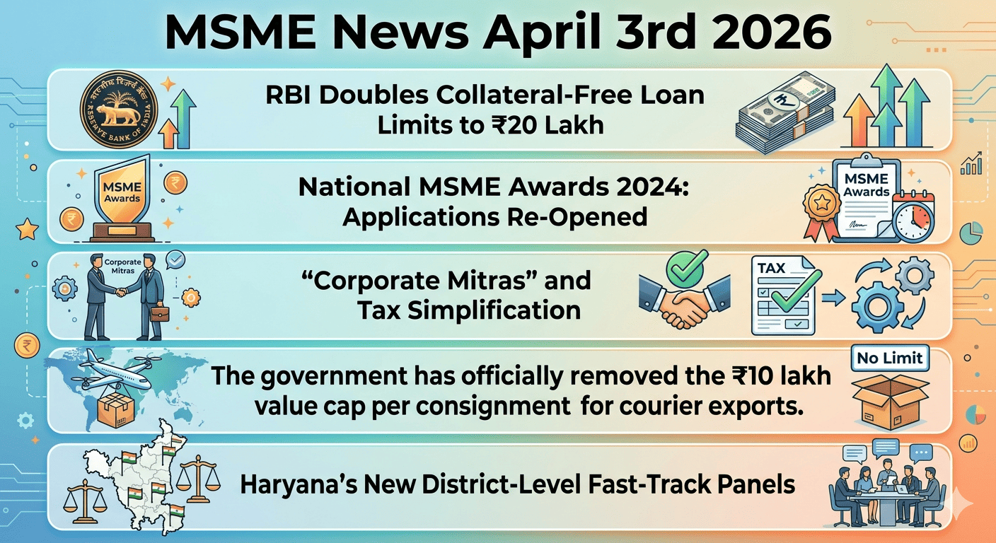 MSME News April 3rd 2026